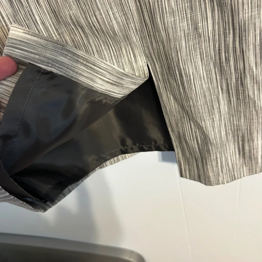 Alex Marie Lacey Pencil Skirt Belted Charcoal White Size‎ 4 Business Casual
